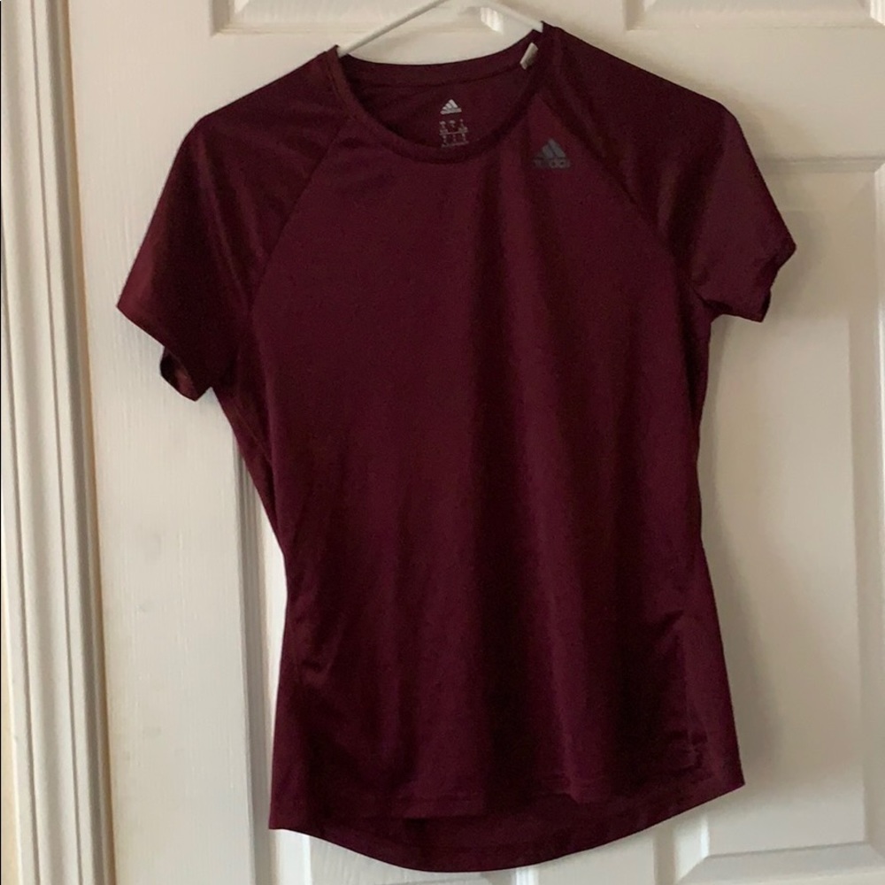 Adidas Dri-Fit Maroon T-shirt
